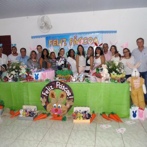 Grupo da Terceira Idade de Santa Vitória comemora a Páscoa