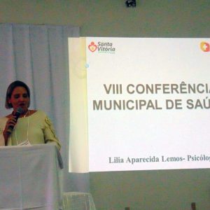 Conferência Municipal de Saúde é realizada em Santa Vitória Conferência Municipal de Saúde é realizada em Santa Vitória