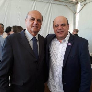 O Prefeito Salim Curi e o Presidente de Habitação do Estado de Minas Gerais – COHAB Minas, Alessandro Marques