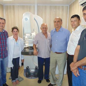 Exames de mamografia foram realizados em Santa Vitória com a Carreta Móvel do Hospital do Câncer de Patrocínio Exames de mamografia foram realizados em Santa Vitória com a Carreta Móvel do Hospital do Câncer de Patrocínio