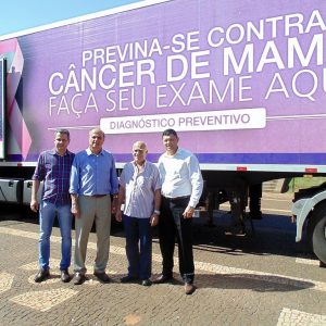 Exames de mamografia foram realizados em Santa Vitória com a Carreta Móvel do Hospital do Câncer de Patrocínio Exames de mamografia foram realizados em Santa Vitória com a Carreta Móvel do Hospital do Câncer de Patrocínio