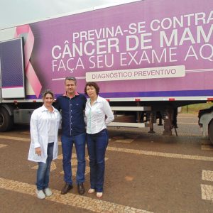 Exames de mamografia foram realizados em Santa Vitória com a Carreta Móvel do Hospital do Câncer de Patrocínio Exames de mamografia foram realizados em Santa Vitória com a Carreta Móvel do Hospital do Câncer de Patrocínio