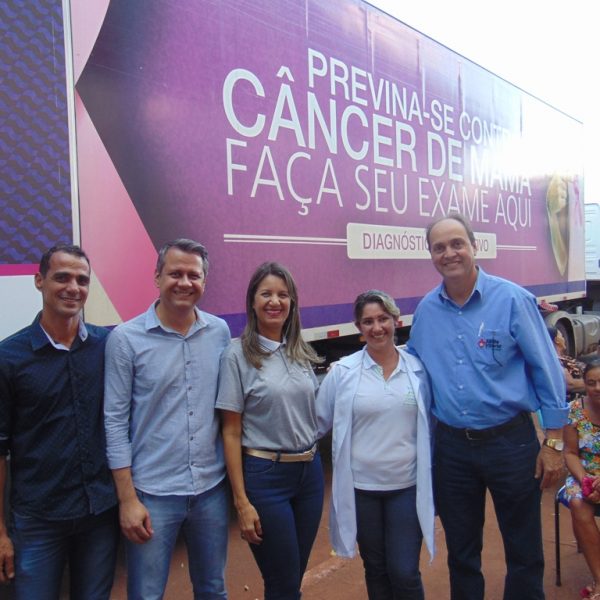 Exames de mamografia foram realizados em Santa Vitória com a Carreta Móvel do Hospital do Câncer de Patrocínio Exames de mamografia foram realizados em Santa Vitória com a Carreta Móvel do Hospital do Câncer de Patrocínio