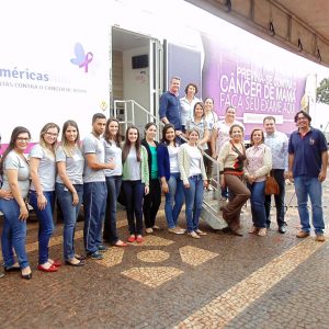 Exames de mamografia foram realizados em Santa Vitória com a Carreta Móvel do Hospital do Câncer de Patrocínio Exames de mamografia foram realizados em Santa Vitória com a Carreta Móvel do Hospital do Câncer de Patrocínio