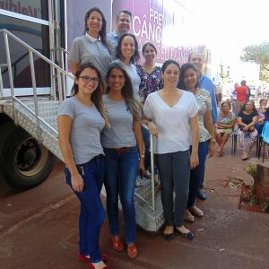 Exames de mamografia foram realizados em Santa Vitória com a Carreta Móvel do Hospital do Câncer de Patrocínio Exames de mamografia foram realizados em Santa Vitória com a Carreta Móvel do Hospital do Câncer de Patrocínio