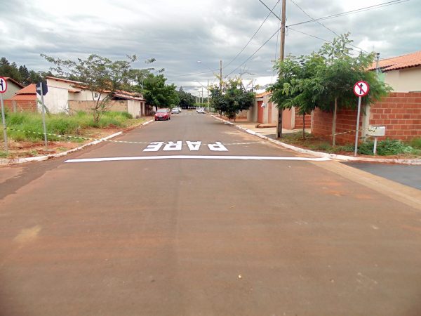Prefeitura de Santa Vitória alerta para a mudança de sentido da Rua Francisco João de Araújo, no bairro Morumbi