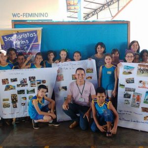 Sanitaristas Mirins de Santa Vitória participam de palestra sobre a saúde das pessoas e dos animais Sanitaristas Mirins de Santa Vitória participam de palestra sobre a saúde das pessoas e dos animais