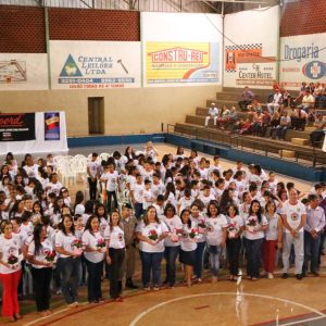 Solenidade de formatura dos alunos do PROERD em Santa Vitória Solenidade de formatura dos alunos do PROERD em Santa Vitória
