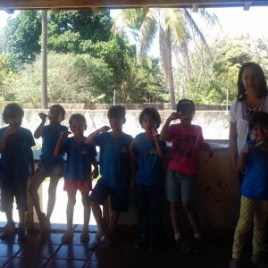 Escolas de Santa Vitória recebem Ação de Saúde Bucal