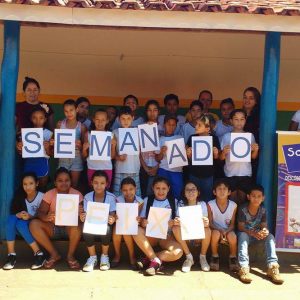Sanitaristas Mirins de Santa Vitória participam de atividades da Semana do Peixe Sanitaristas Mirins de Santa Vitória participam de atividades da Semana do Peixe