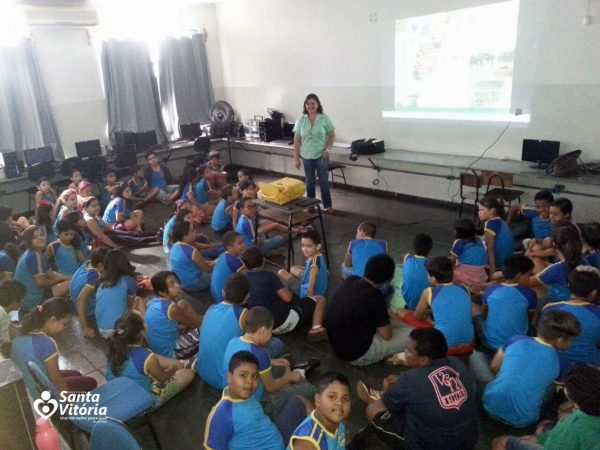Sanitaristas Mirins de Santa Vitória assistem à palestra sobre moscas das frutas (2)
