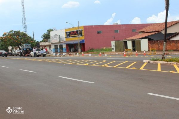 Avenidas em Santa Vitória ganham nova sinalização de trânsito (1)