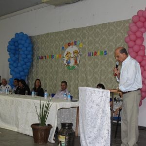 Solenidade de Encerramento do Projeto Sanitaristas Mirins reúne alunos das escolas municipais no Centro de Convenções Solenidade de Encerramento do Projeto Sanitaristas Mirins reúne alunos das escolas municipais no Centro de Convenções