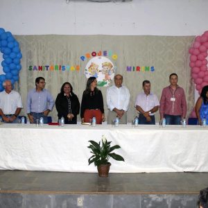 Solenidade de Encerramento do Projeto Sanitaristas Mirins reúne alunos das escolas municipais no Centro de Convenções Solenidade de Encerramento do Projeto Sanitaristas Mirins reúne alunos das escolas municipais no Centro de Convenções