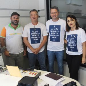 Janeiro Branco é tema abordado na reunião mensal do CRAS, no PSF e em programa de rádio Janeiro Branco é tema abordado na reunião mensal do CRAS, no PSF e em programa de rádio