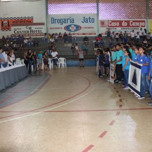 Estudantes de Santa Vitória e autoridades participam da abertura do JEMG (8)