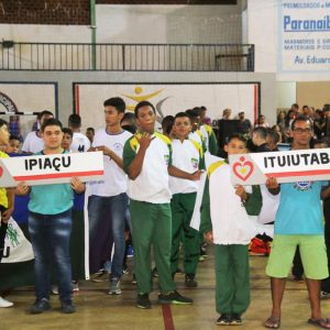Solenidade de abertura da Etapa Microrregional dos Jogos Escolares de Minas Gerais, em Santa Vitória (38) Solenidade de abertura da Etapa Microrregional dos Jogos Escolares de Minas Gerais, em Santa Vitória (38)