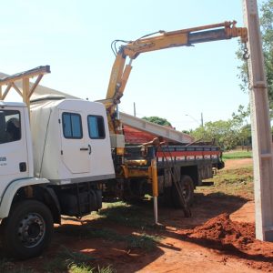 Prefeitura de Santa Vitória realiza obra de iluminação no estádio municipal do Flamengo do Corguinho (Carvoeira BDA) Prefeitura de Santa Vitória realiza obra de iluminação no estádio municipal do Flamengo do Corguinho (Carvoeira BDA)