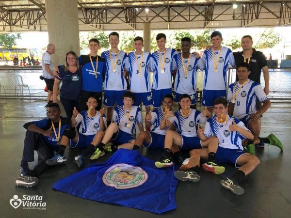 Equipes de handebol masculino sagram campeões da Etapa Regional do JEMG 1