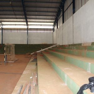 Líderes do Executivo acompanham início das obras no Ginásio Pio Bonito que será totalmente reformado (6)