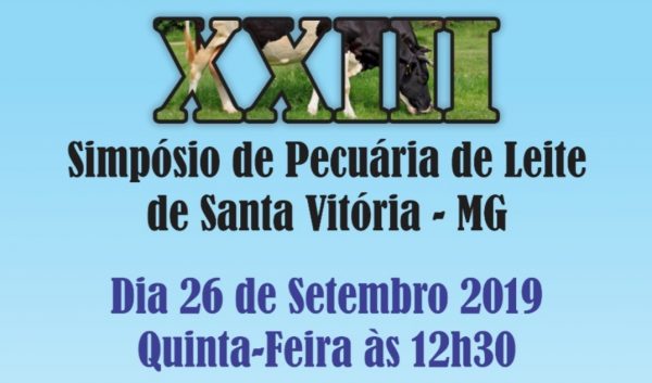 Santa Vitória sedia Simpósio de Pecuária de Leite na quinta