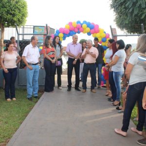 Autoridades fazem o lançamento das atividades no Novo Espaço do Projeto Aprendendo a Crescer no distrito de Chaveslândia (10) Autoridades fazem o lançamento das atividades no Novo Espaço do Projeto Aprendendo a Crescer no distrito de Chaveslândia (10)