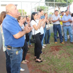 Autoridades fazem o lançamento das atividades no Novo Espaço do Projeto Aprendendo a Crescer no distrito de Chaveslândia (19) Autoridades fazem o lançamento das atividades no Novo Espaço do Projeto Aprendendo a Crescer no distrito de Chaveslândia (19)