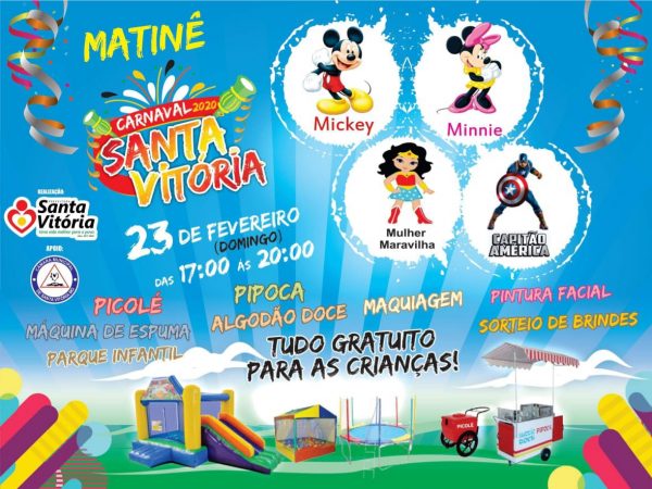 Carnaval 2020 – programacao especial para criancas