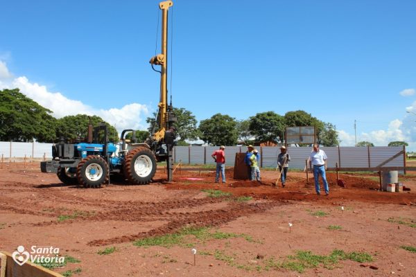 Prefeitura, através da empresa Perfil dá continuidade à construção do Terminal Rodoviário no Distrito de Chaveslândia