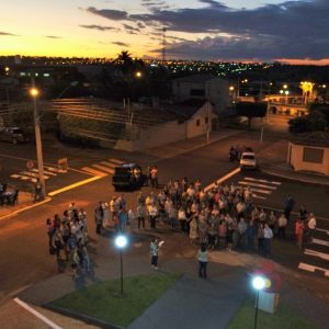 Com homenagens, Administração inaugura praça e estacionamento “Orlando Franzão” (6) Com homenagens, Administração inaugura praça e estacionamento “Orlando Franzão” (6)