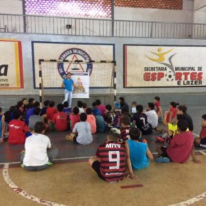 Secretaria de Saúde e Secretaria de Esporte e Lazer realizam grupos de Nutrição para crianças do Projeto Caminho do Atleta (4) Secretaria de Saúde e Secretaria de Esporte e Lazer realizam grupos de Nutrição para crianças do Projeto Caminho do Atleta (4)