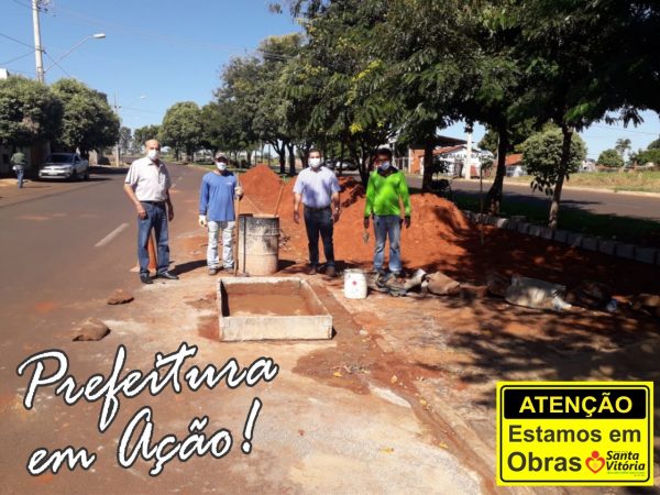 Prefeitura amplia estacionamento na área central de Santa Vitória