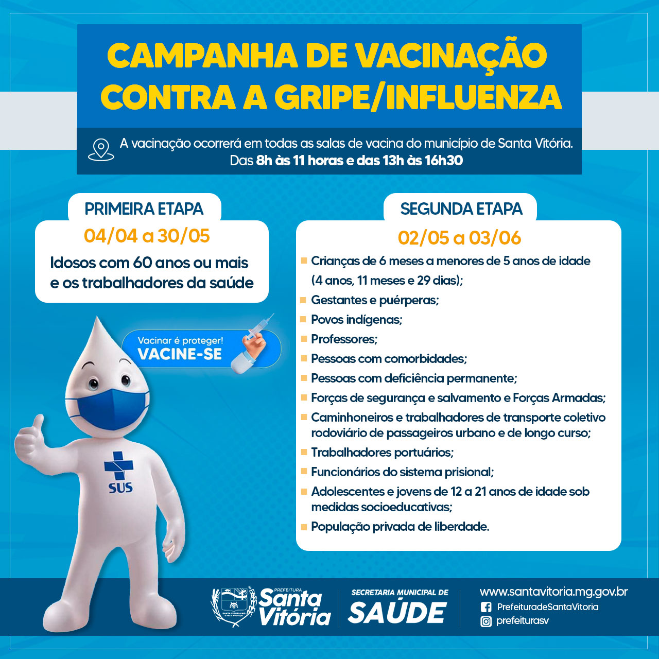 Campanha de vacinação contra Influenza é aberta no Pará