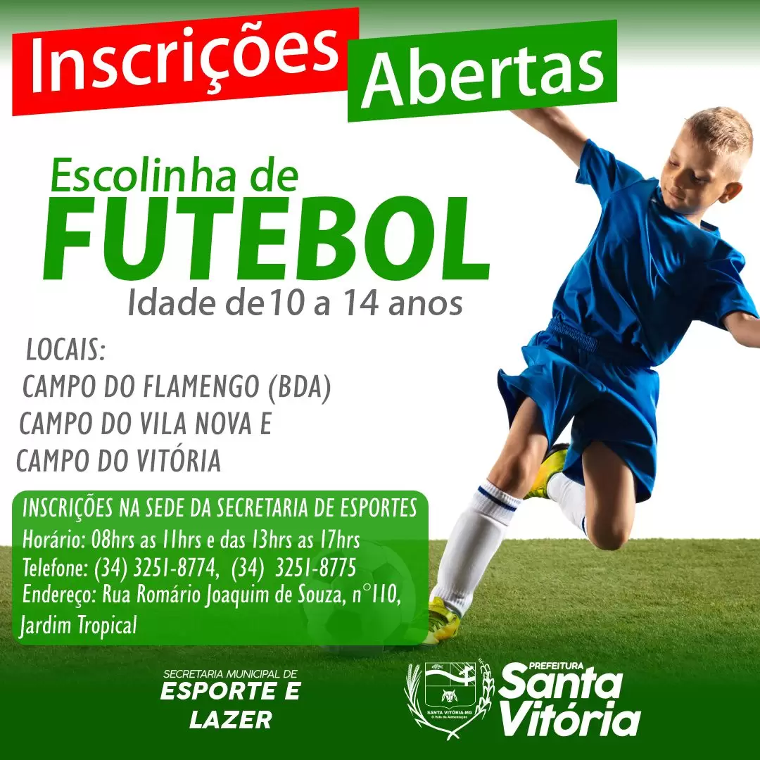 Inscrições abertas para aulas gratuitas de futebol de campo – PMBG