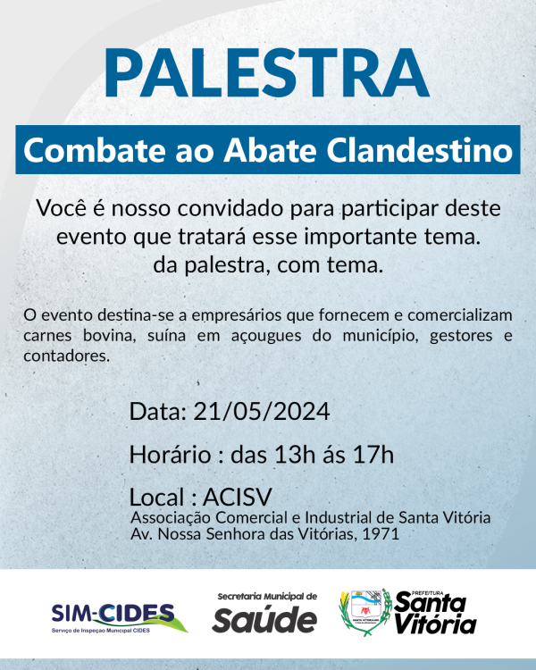 Palestra abate saude