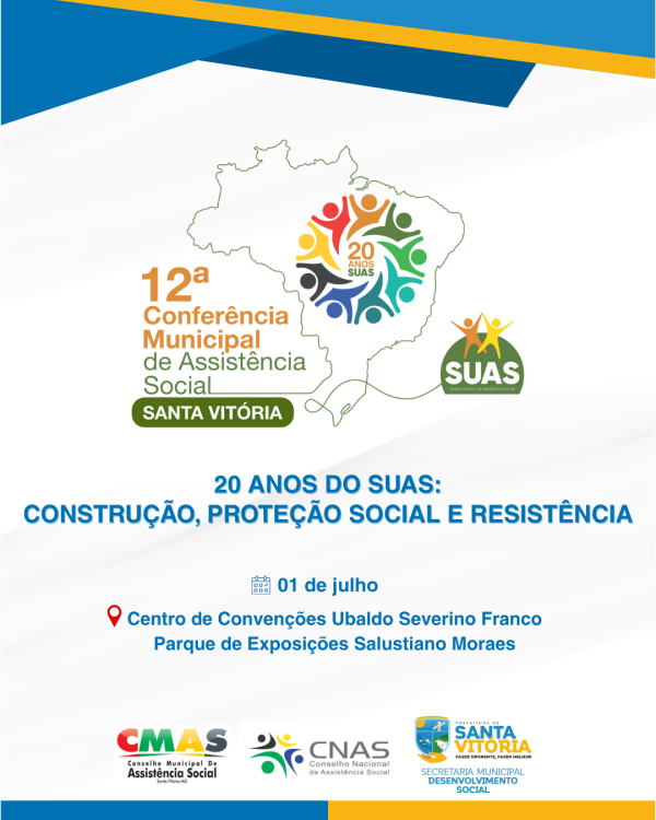 Convite 12ª Conferência Municipal de Assistência Social (1)